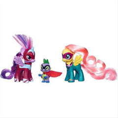 My Little Pony Power Ponies 3 Figure Pack - Twilight Fluttershy Spike the Dragon