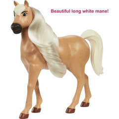 Dreamworks Spirit Untamed Blonde Hair Horse 8" & Moving Head - Palomino