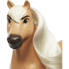 Dreamworks Spirit Untamed Blonde Hair Horse 8" & Moving Head - Palomino