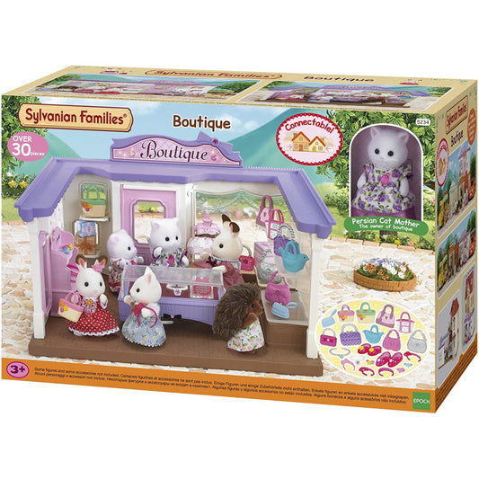 Sylvanian Families Boutique Shop and Accessories with Persian Cat Mother