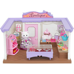 Sylvanian Families Boutique Shop and Accessories with Persian Cat Mother