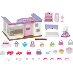 Sylvanian Families Boutique Shop and Accessories with Persian Cat Mother