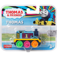 Thomas & Friends Small Push Along Neon Thomas in Die-Cast