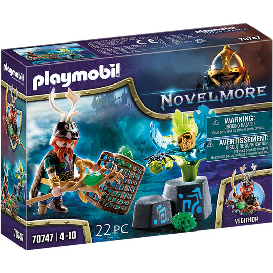 Playmobil Novelmore Knights Violet Vale 22Pc Set - Vegithor Plant Magician - Maqio