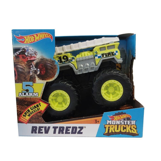 Hot Wheels Rev Tredz 5 Alarm Monster Truck Vehicle GBV11 - Maqio