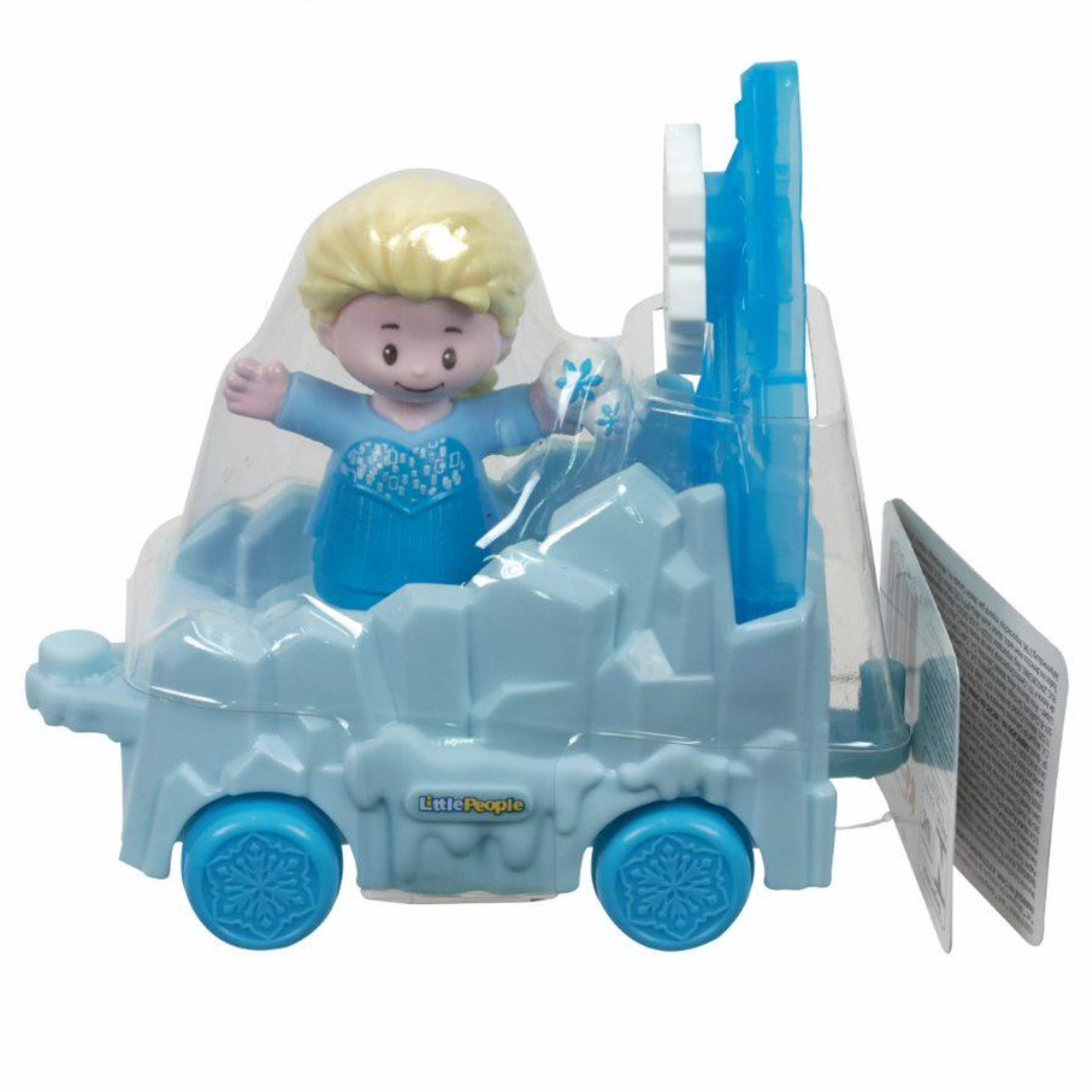 Fisher-Price Little People Disney Elsa Frozen Figure Toy and Push Car - Maqio