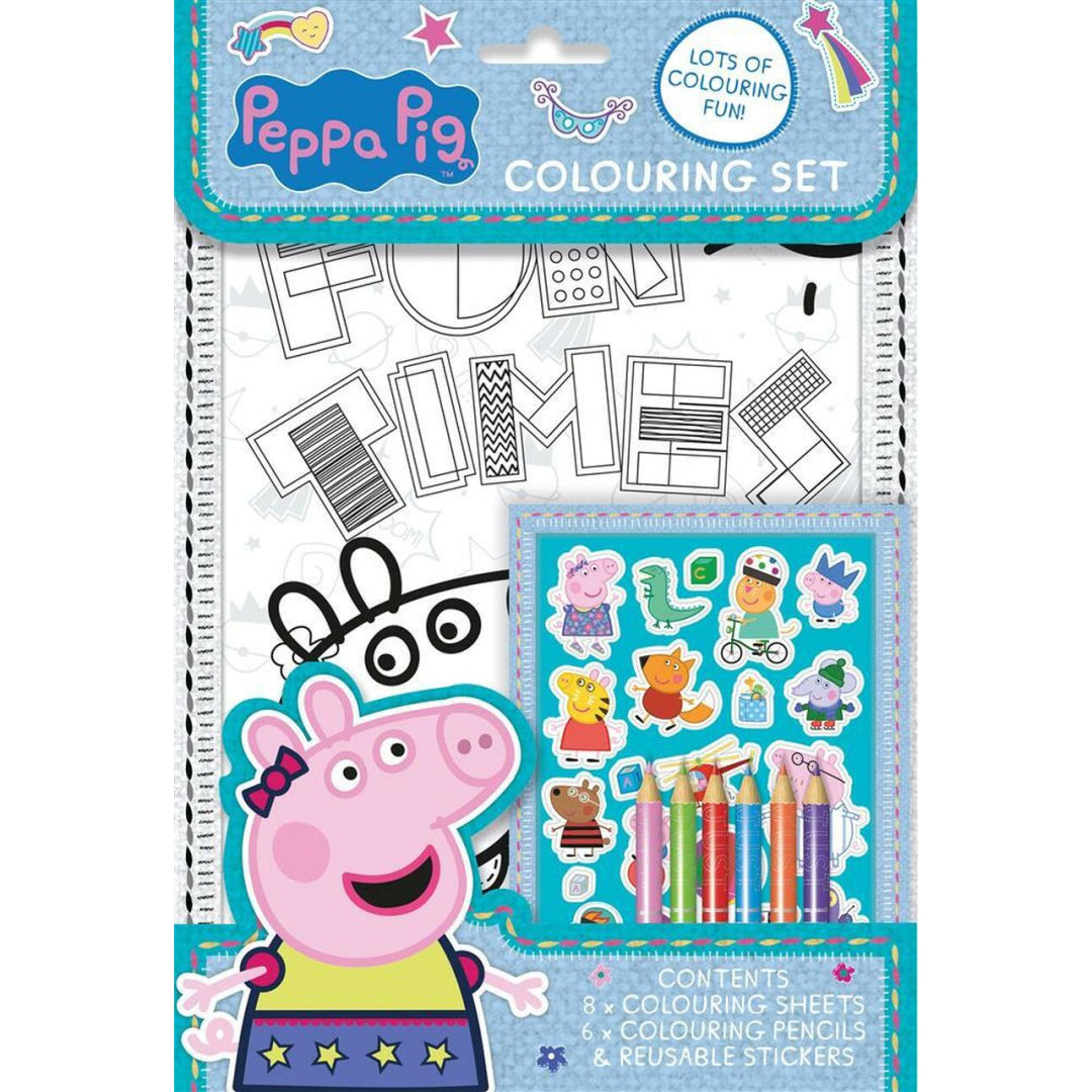 Peppa Pig Colouring Set - Maqio