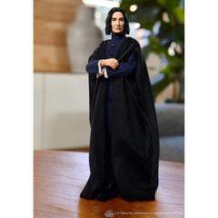 Harry Potter Severus Snape Collectible Doll with Black Robes & Wand