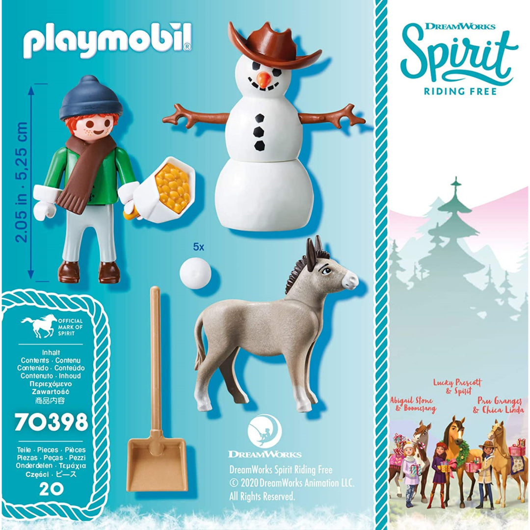 Playmobil Snow time with Snips and Secor Carrots 70398 - Maqio