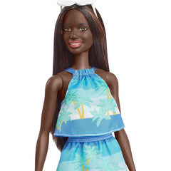Barbie Loves The Ocean - Ocean Print Top and Skirt Doll - Maqio