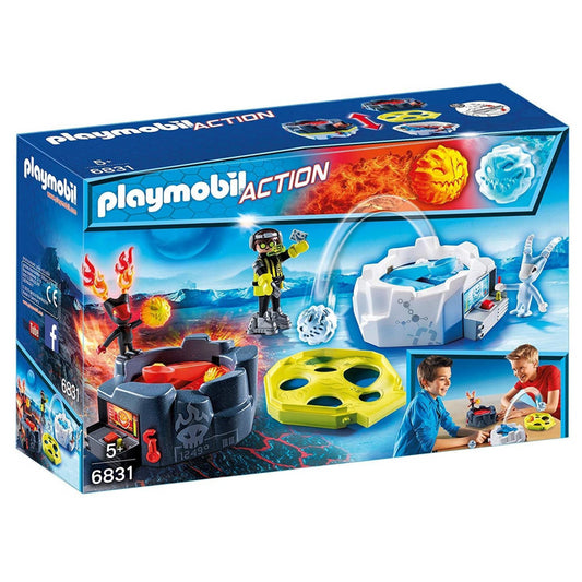 Playmobil 6831 Fire and Ice Action Interactive Game Playset - Maqio