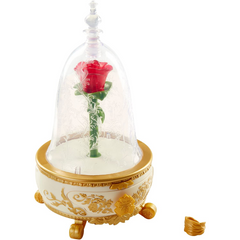 Beauty & the Beast Light Up Enchanted Rose Jewellery Box - Maqio