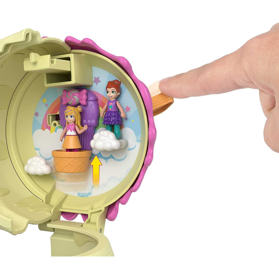 Polly Pocket Spin ‘n Surprise Playset - Ice Cream Cone Shape - Maqio