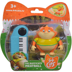 44 Cats Meatball & Keyboard 7cm 3" Tall Figure - Maqio