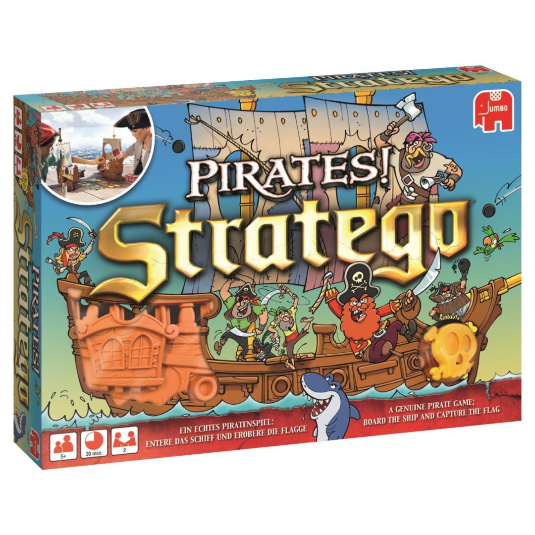 Jumbo Stratego Pirates Strategic Board Game for Kids - Maqio