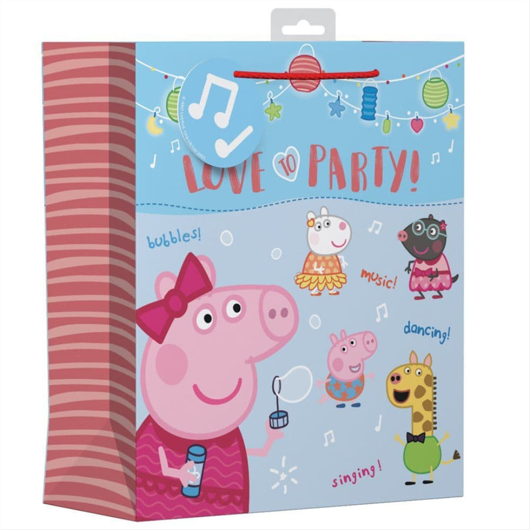Peppa Pig - Large Gift Bag - Maqio