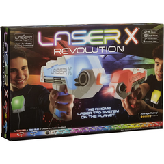Laser Tag X Revolution Double Blasters with Voice Coach