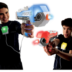 Laser Tag X Revolution Double Blasters with Voice Coach