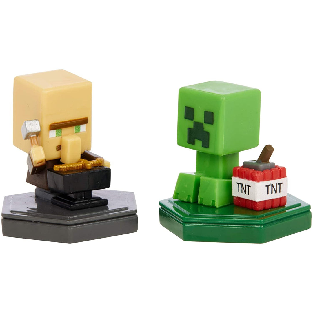 Minecraft Earth GMD15 Repairing Villager & Mining Creeper 2 Pack (GKT41) - Maqio