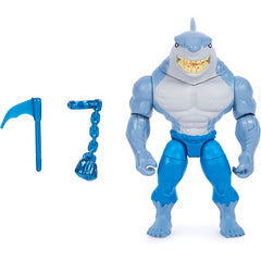 DC Comics 4-inch Action Figures - Batman and Robin vs. The Joker and King Shark