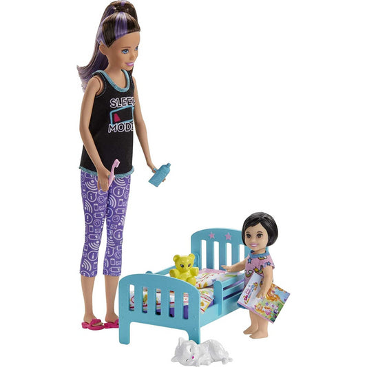 Barbie Skipper Babysitters Inc 2 Doll and Play Accessories Bed Time