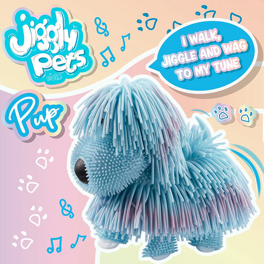 Jiggly Pets Pearlescent Puppy Blue Interactive Electronic Puppy