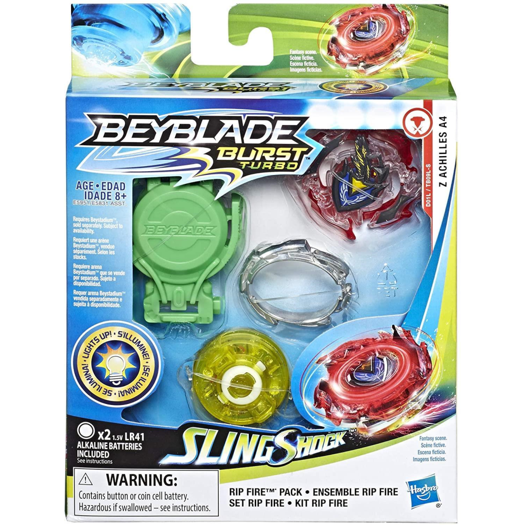Beyblade Burst Slingshock Rip Fire Starter Pack Z Achilles A4 E5951 - Maqio