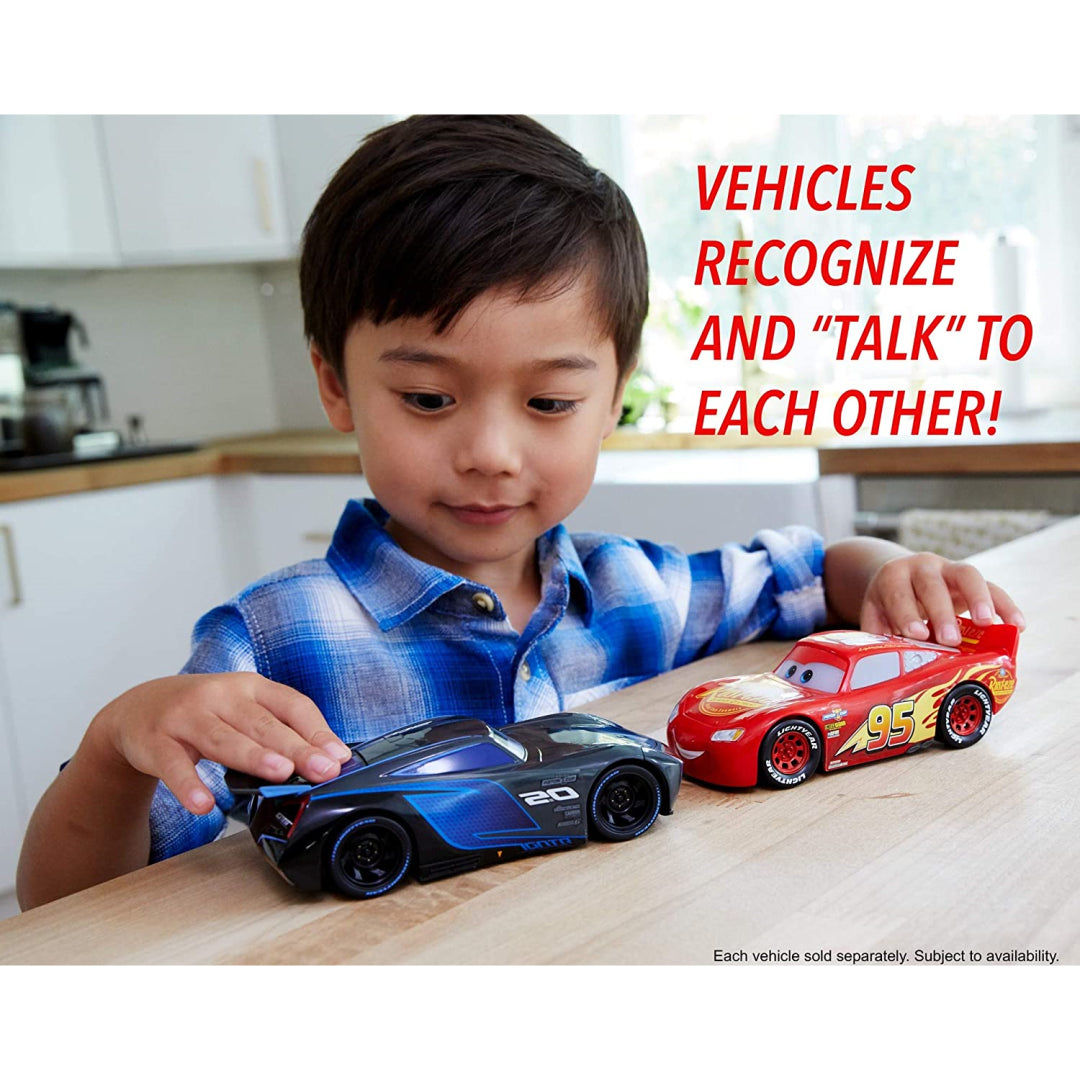 Pixar Cars Jackson Storm Racetrack Talkers Interactive Vehicles - Maqio