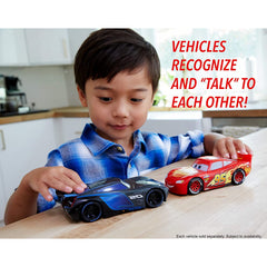 Pixar Cars Jackson Storm Racetrack Talkers Interactive Vehicles - Maqio