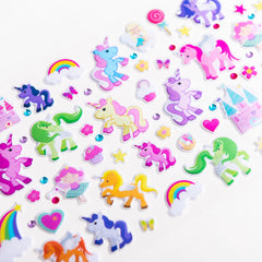 Unicorn Puffy Sticker Set - Maqio