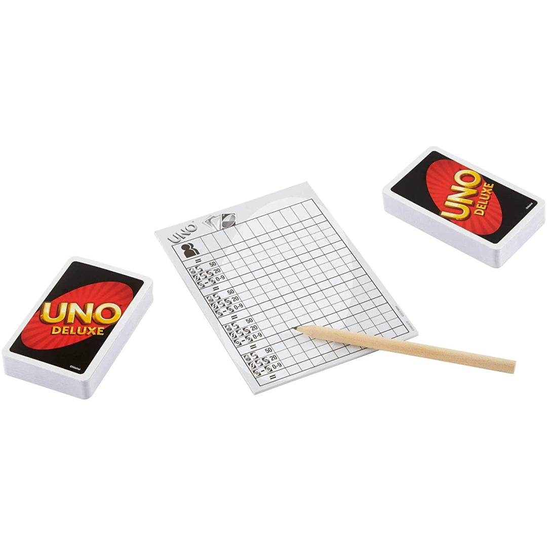 Uno Tin Deluxe Classic Card Family Game - Maqio