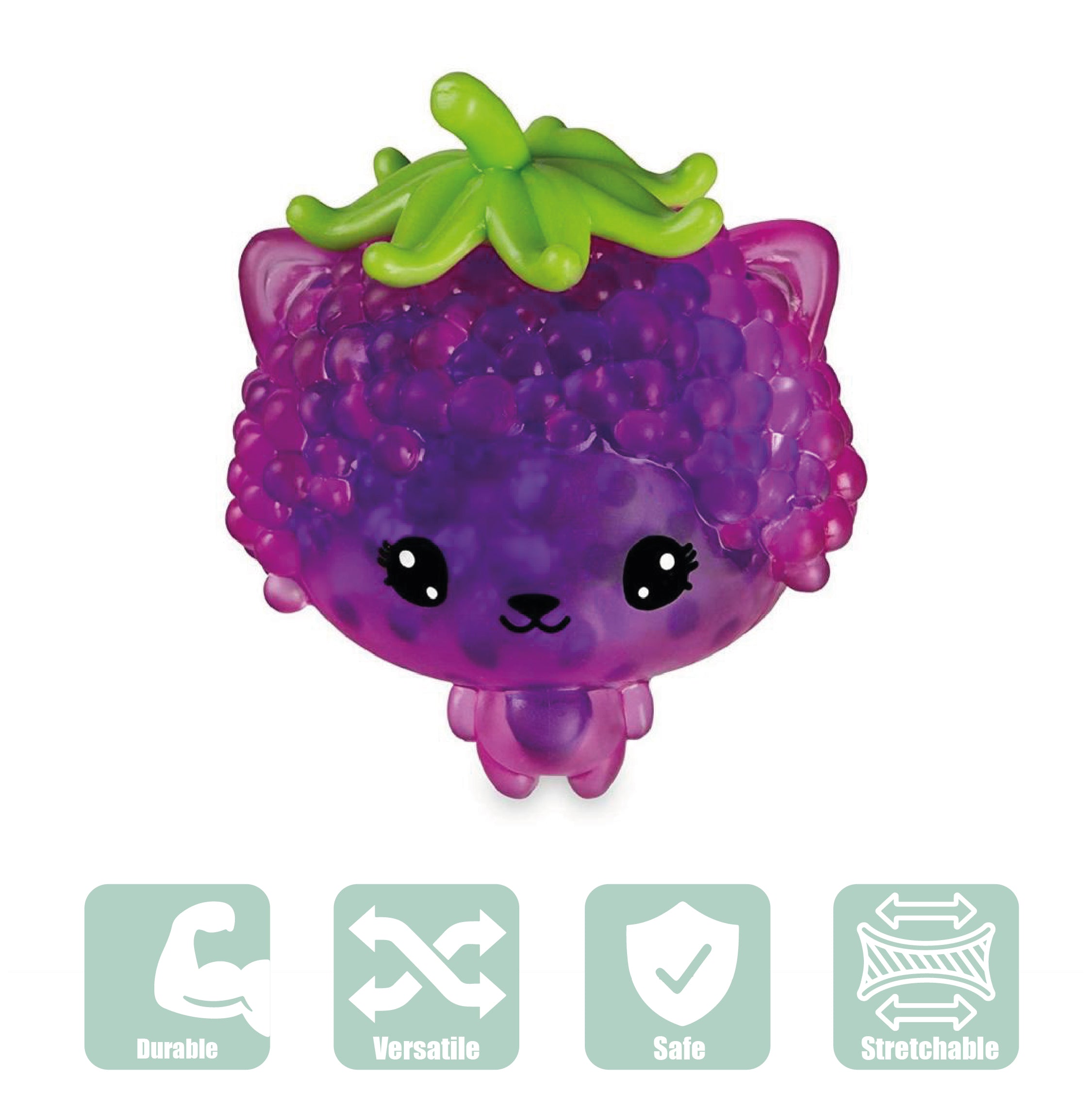 Bubbleezz Super Squishy Figure - Rosa Rasberkitty - Maqio