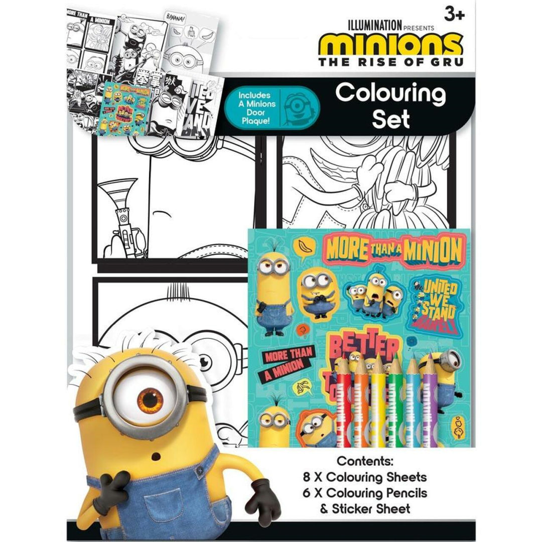 Minions Movie Colouring Set - Maqio