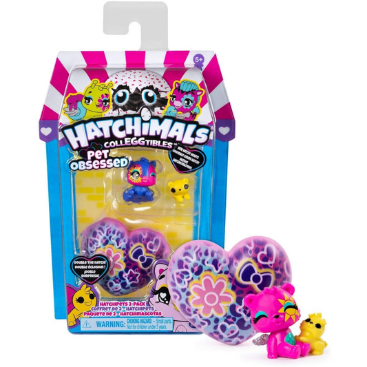 Hatchimals CollEGGtibles - Pet Obsessed Hatchipets Hatchy Hearts 2-Pack - Maqio