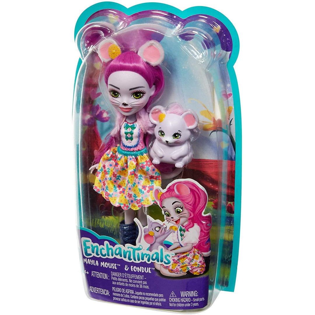 Enchantimals Mayla Mouse Doll and Fondue Figure - Maqio