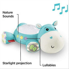 Fisher-Price Hippo Plush Projection Soother for Babies - Maqio