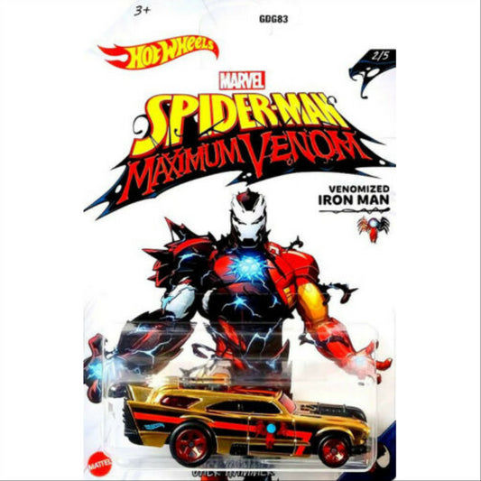 Hot Wheels Spiderman Maximum Venom Hot Wheels Set of 5 - Maqio