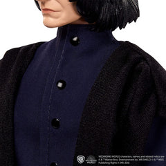 Harry Potter Severus Snape Collectible Doll with Black Robes & Wand