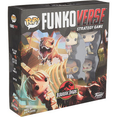 Funko POP Funkoverse Jurassic Park 100 Strategy Game Raptor Dr Alan - Maqio