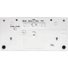 LEGO 7001026 White Brick Clock By ClicTime, 2.75 inches - Maqio