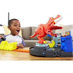 Hot Wheels City T-Rex Rampage Playset