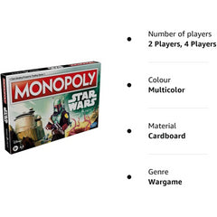 Monopoly Star Wars Boba Fett Edition Board Game