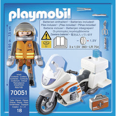 Playmobil 70051 City Life Emergency Motorbike