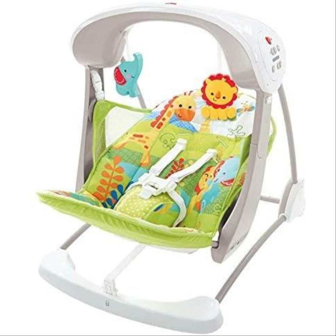 Fisher-Price Rainforest Friends Take-Along Swing and Seat CCN92 - Maqio