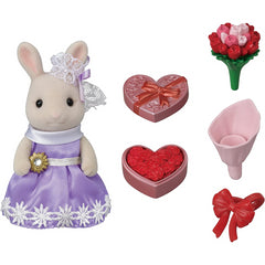 Sylvanian Families Town Flower Gifts and Milk Rabbit Older Sister Figure