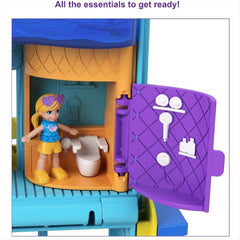 Polly Pocket Hotel Pollyville Stores & Mini Doll