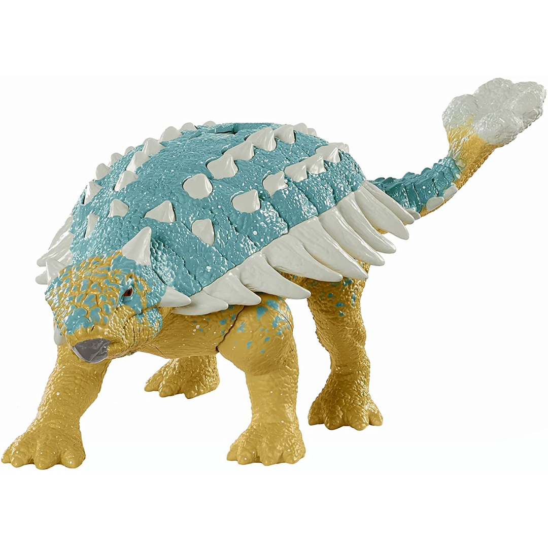 Jurassic World Camp Cretaceous Ankylosaurus 'Bumpy' Roar Attack - Maqio