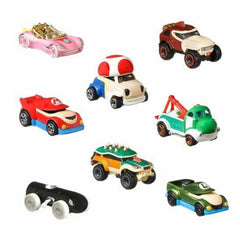 Super Mario Hot Wheels Cars - Set of 8 - Maqio