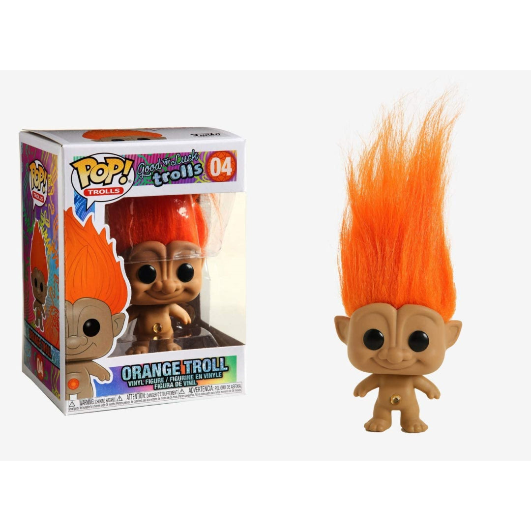 Funko POP 04 Good Luck Trolls Orange Troll - Maqio