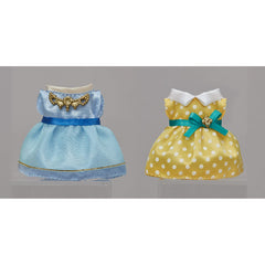 Sylvanian Families Town Dress Up Set - Light Blue & Yellow Dresses - Maqio